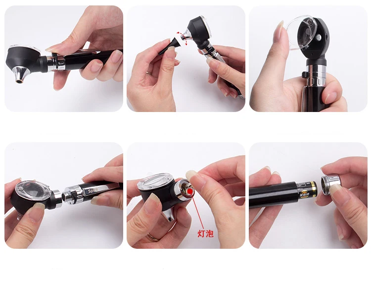 

Free shipping Taiwan quality Fibre Diagnostic Otoscope optic kit medical ear care