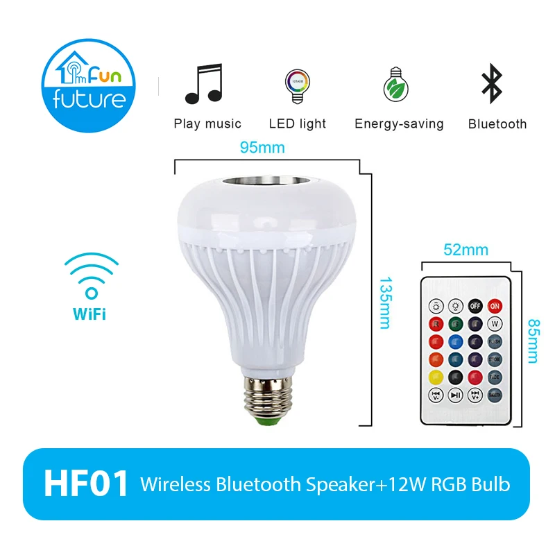 Беспроводной bluetooth-светильник лампа с Bluetooth динамиком 110 В 220 светодиодный