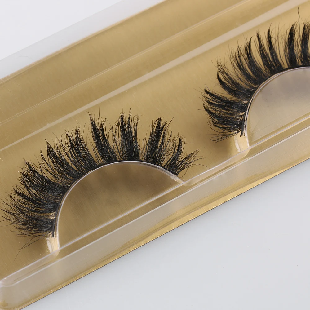 1 пара сексуальные 3D мягкие натуральные конские волосы накладные ресницы грязные
