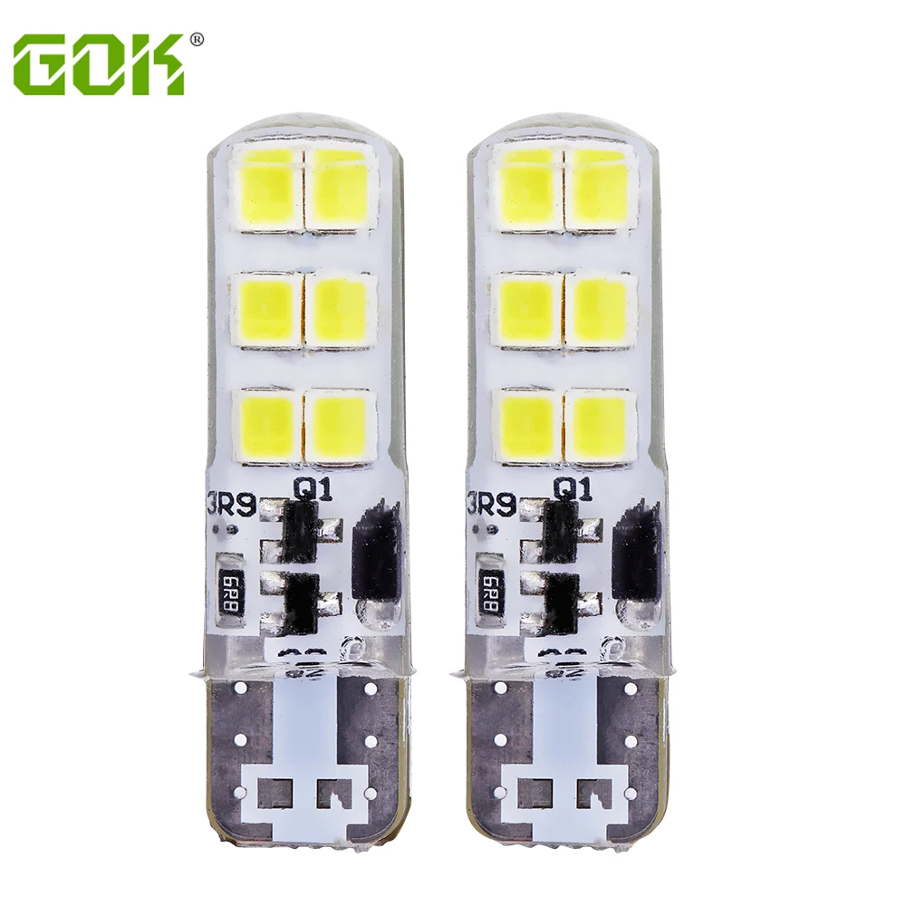 

2 x T10 стробоскоп мигающий 194 W5W LED T10 12SMD 2835 Светодиодный стойкий блеск + автомобильный стробоскоп мигает два режима работы автомобисветильник ...