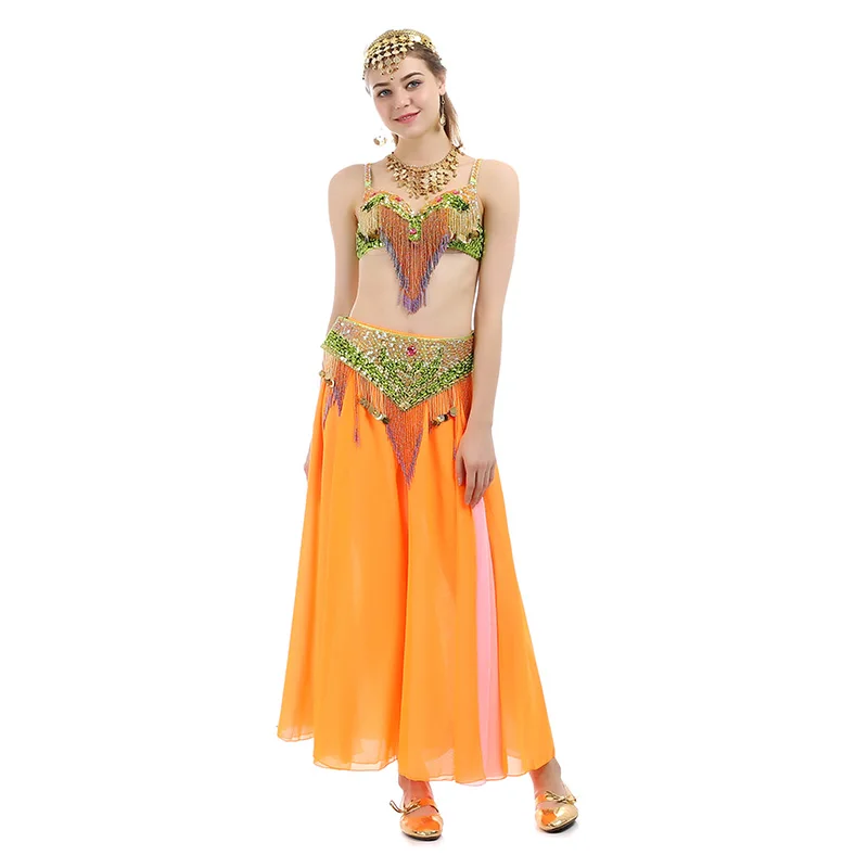 iMucci Gold Coins Tassel Jewelry Belly Dance Show Decoration Accessories Set Stage Dancing Necklace and Drop Earrings | Украшения и