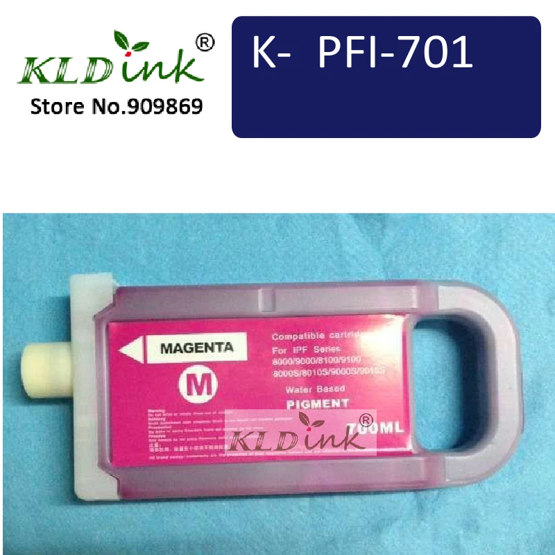 PFI-701M Картридж для чернил малинового цвета (чернила PFI-701 0902B001) Совместим с принтерами imagePROGRAF iPF8100 / iPF9000.