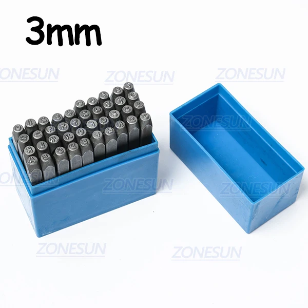 40PCS Uppercase ZONESUN 36 шт. ювелирные изделия металлические Штампы Алфавит Набор A-Z символ сердца кожаный штамповочный Чехол Инструменты для штамповки стальной металлический инструмент - Цвет: 40PCS Uppercase