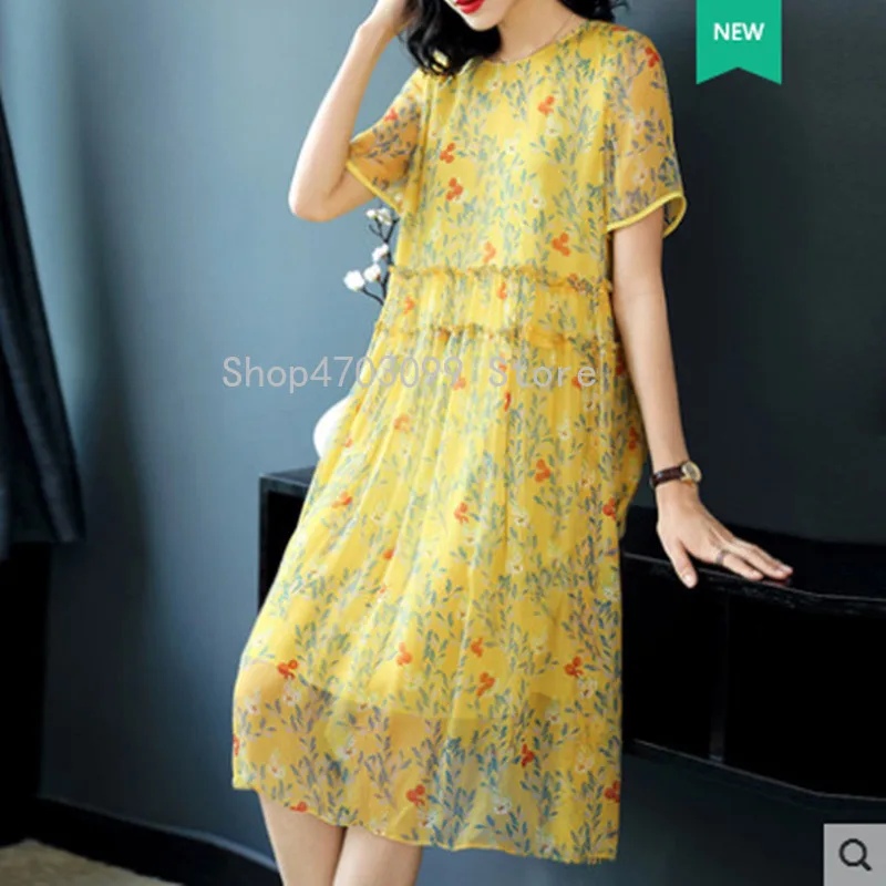 Элегантное желтое Vestidos 2019 модное многослойное шифоновое платье с оборками