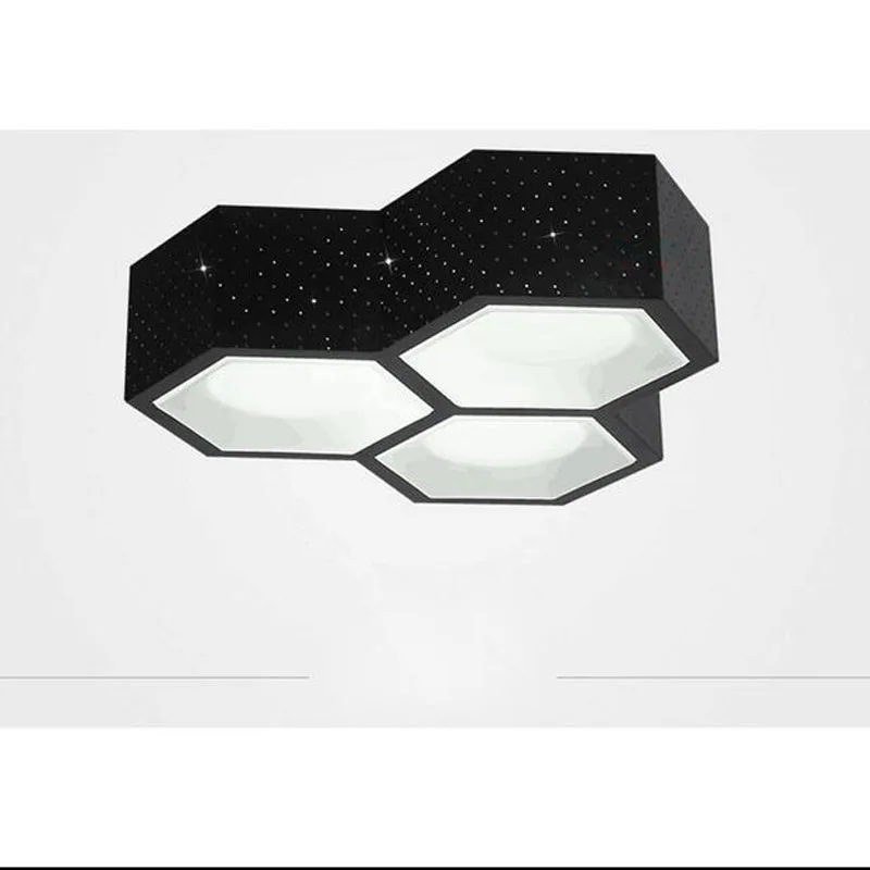 Современный цементный железо акриловый светодиодный потолочный светильник ящик
