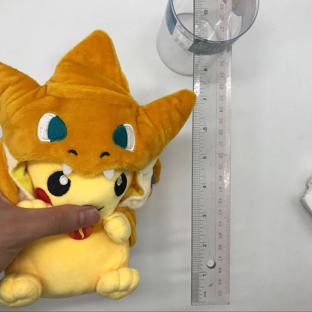 Мега Charizard Y накидка Pika Pichu плюшевая мягкая игрушка кукла Тедди 9&quot | Игрушки и