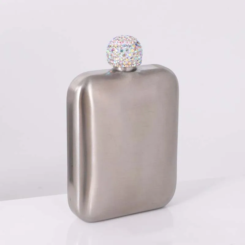 silver 100 мл виски мини дамы бутылки вина Портативный из нержавеющей стали кувшин стильный спирт кружка, сосуды для питья принадлежности для вина - Цвет: silver