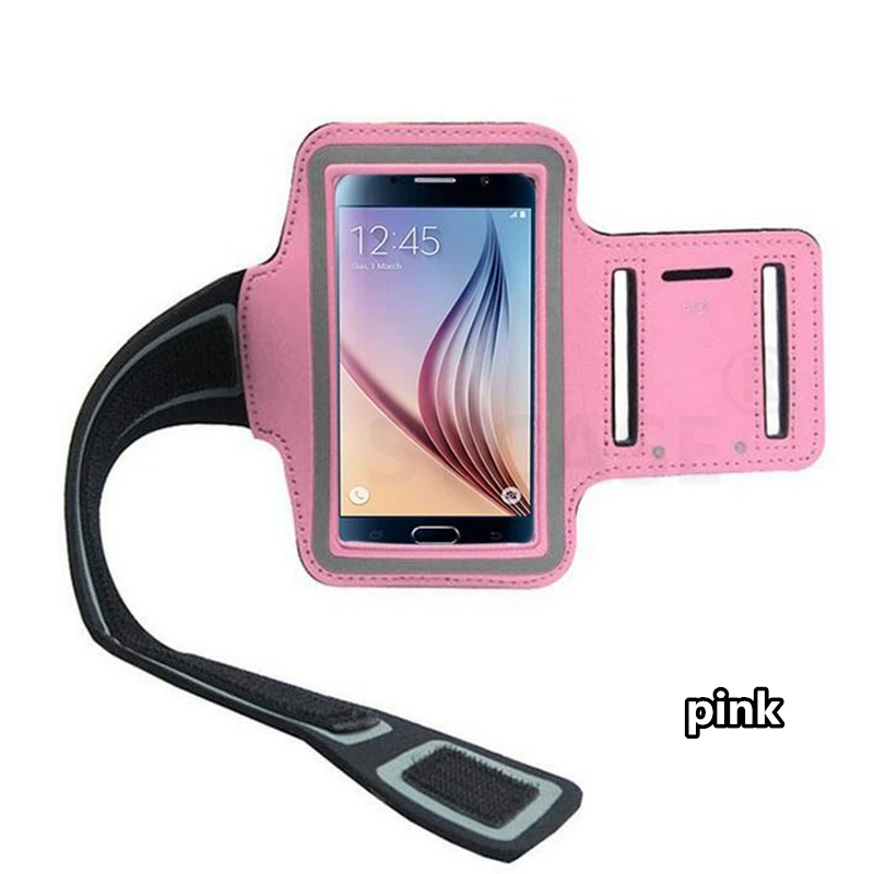 pink SYCASE 5,1 inch Gym чехол для samsung S5 S6 S7 S8 спортивные нарукавная повязка для бега сумка для P10 держатель телефона Универсальный нарукавный спортивный чехол Чехол - Цвет: pink