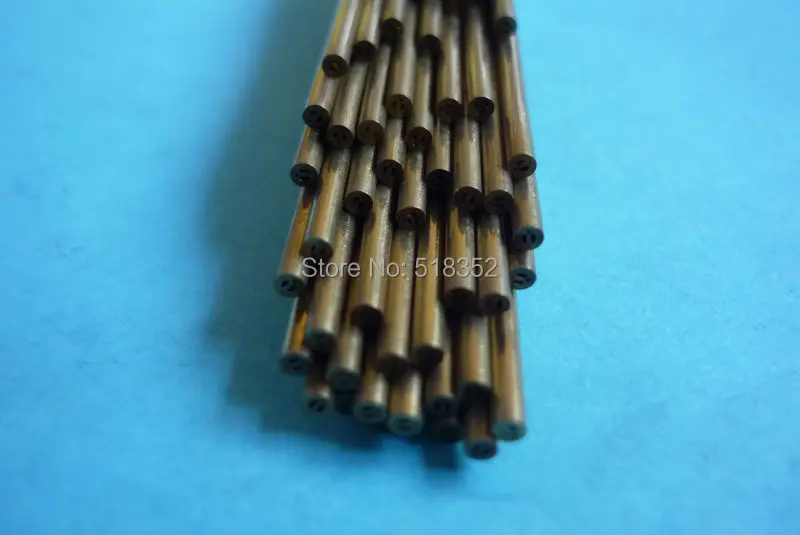 

2.7mmx500mm Multihole Ziyang Brass Electrode Tube for EDM Drilling Machines