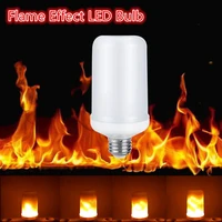 e27 simulation flame effect led bulb corn lamp night light bulbs novelty emulation fire flicker burning decorative lamp lantern