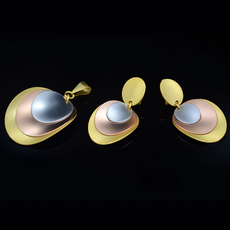 Ювелирные изделия Sunny Jewelry модные ювелирные 2021 женские серьги ожерелье с кулоном