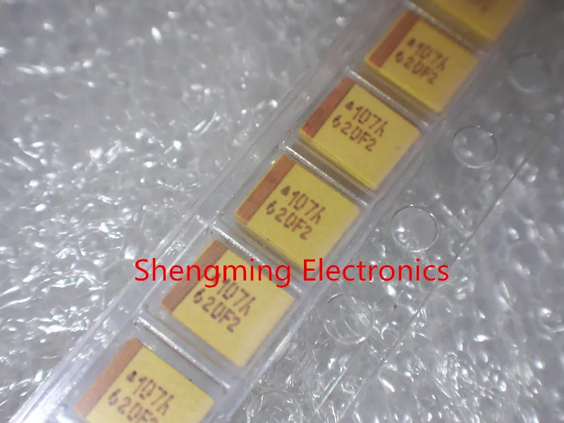 Конденсатор Танталовый B3528 10 в 100 мкФ 107A тайб107k010rnj типа B SMD шт.|smd tantalum capacitor|tantalum