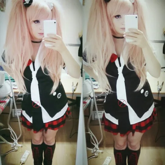 Danganronpa Косплей Дзюнко Эносима Emboitement Inushio Kimuchi символ знак Dangan Ronpa триггер