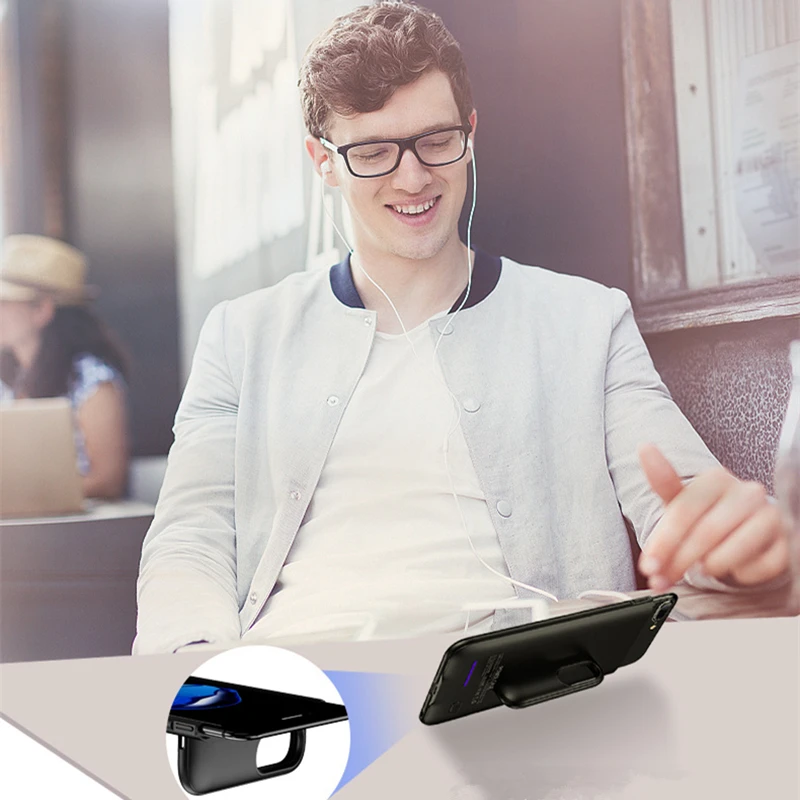 

Magnetic Battery Charger Cases For iPhone 7 8 6 6S Plus Battery Case Backup Power Bank Cover For iPhone 6 6S 7 8 Charging Case