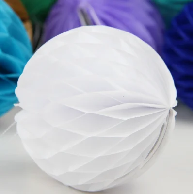 25cm Paper balls W Белые тематические стильные вечерние Свадебные DIY лента для украшения/бумажный фонарь/зонтик/воздушный шар искусственные розы гортензии Цветочные шары - Цвет: 25cm Paper balls W