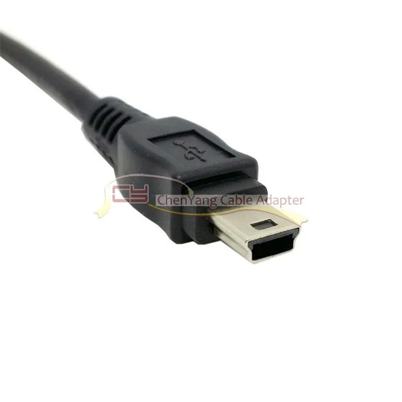50 см Прямоугольный 90 градусов USB 2 0 штекер для Mini 5pin со штепселем передачи данных и