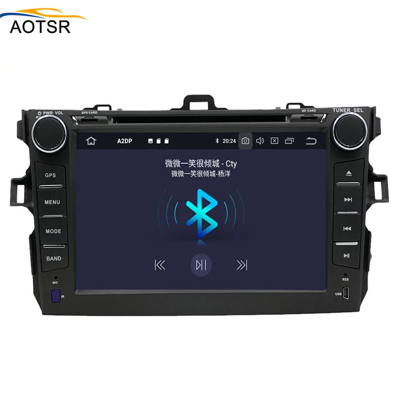 4 + 32G Android 9 0 автомобильный dvd gps навигатор для Toyota corolla 2007 2008 2009 2010 2011 2012 Wifi