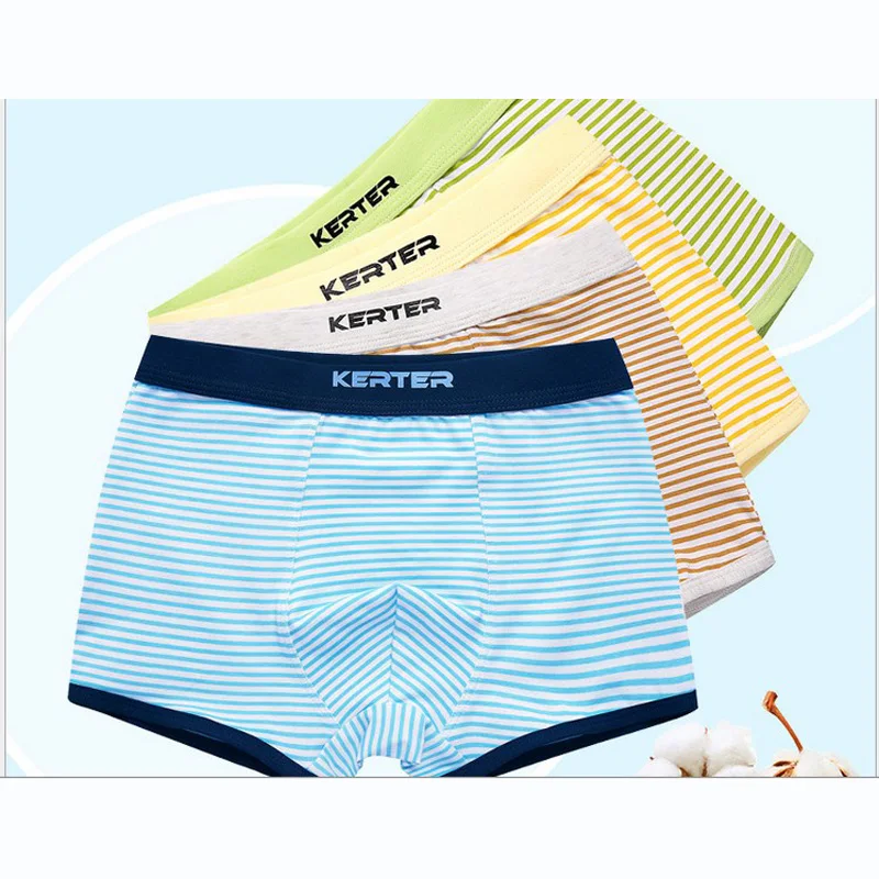 Трусы боксеры для мальчиков х/б 4 шт./лот|panties kids|underwear for kidskids underwear |