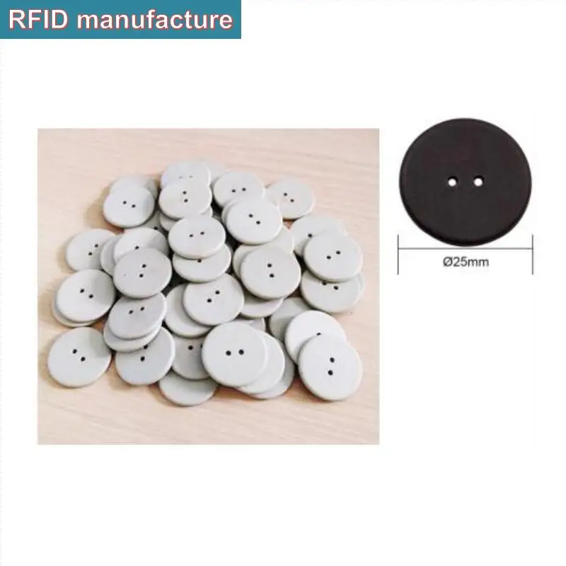 PPS материал монета Водонепроницаемый rfid uhf моющийся бирка одежды 840 960 МГц
