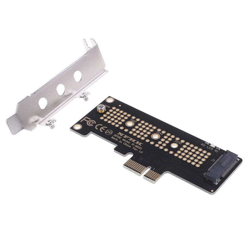 NVMe PCIe M.2 NGFF SSD на PCIe x1 адаптер карта PCIe x1 на M.2 карта с кронштейном высокое качество