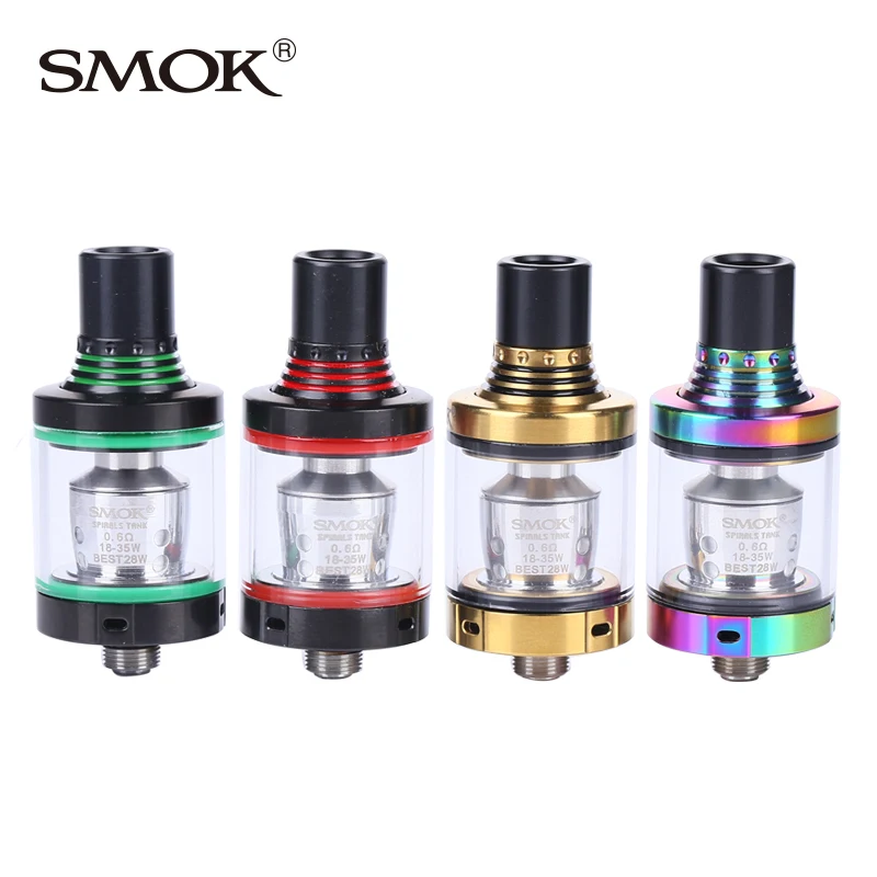 Атомайзер SMOK Spiral Tank емкостью 2 мл вейп-бак с верхним наполнением 0 6ом двухъядерный