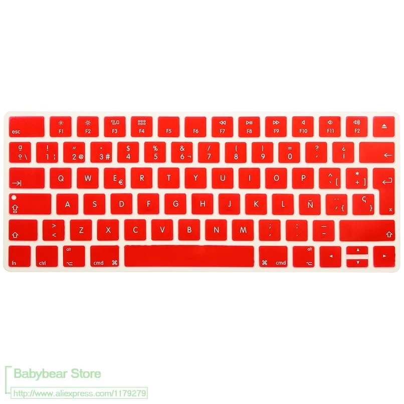 Евро испанская новая клавиатура силиконовый защитный чехол для Apple Magic Keyboard MLA22B/A