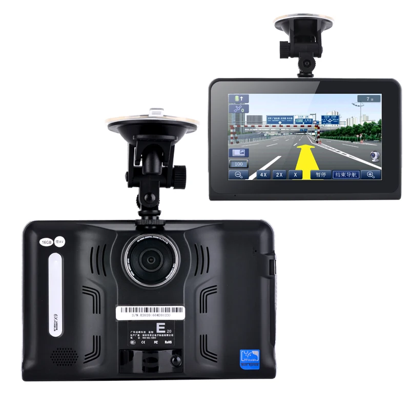 7 inch Android Car dvrs radar Recorder camera FHD 1080P GPS Navigation navigator vehicle gps 16GB Russia/Europe/Navitel map | Автомобили и