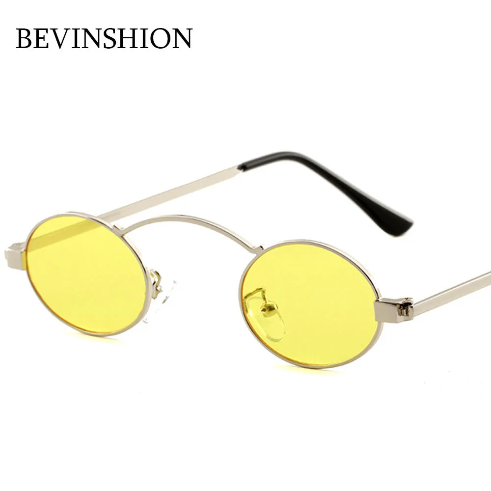 Brand Prince Glasses Steampunk Vintage Small Round Sunglasses Women Sun Tiny Sexy Retro Rock Punk Men Red Purple | Аксессуары для