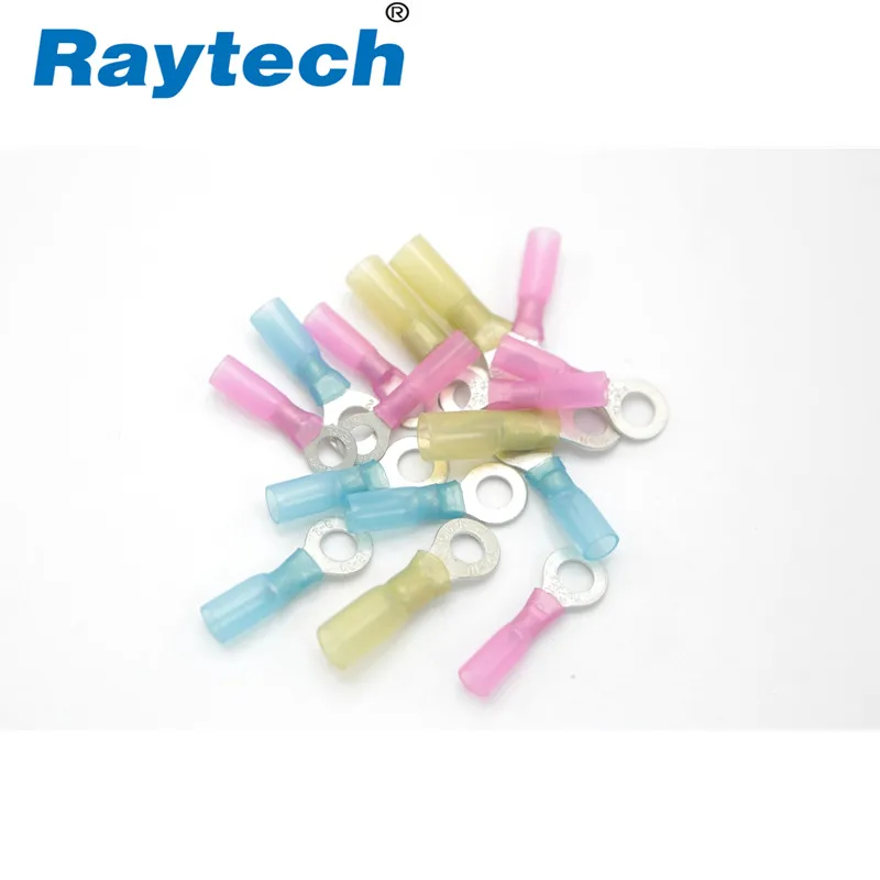 Raytech изолированный термоусадочный водонепроницаемый кольцевой терминал M6