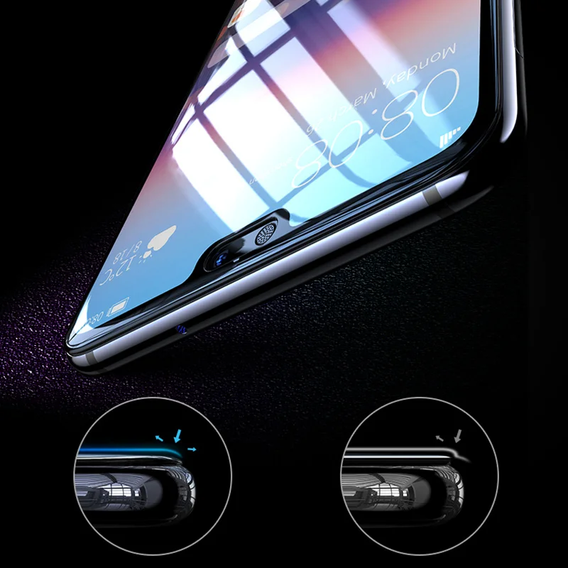 защитное стекло 5D закаленное Стекло для huawei Коврики 10 Экран протектор P20 Pro Lite