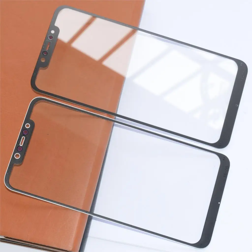 10pcs new 2 5d outer glass touch screen front glass outer lens for xiaomi pocophone f1 poco f1 free global shipping