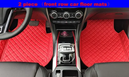front row 2 Pcs Пользовательские подходят автомобильные коврики для Nissan Rouge X-trail Мурано Qashgai Altima Versa Автомобиль Стайлинг ковры - Название цвета: front row 2 Pcs