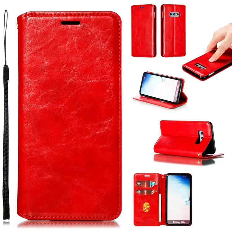 Флип кожаный чехол для Coque samsung Galaxy S10e Чехол Флип Бумажник Стенд чехол для телефона для Etui samsung S10e S 10e e10S обложка книги