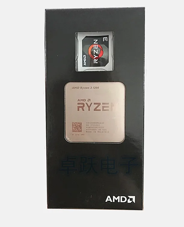 AMD Ryzen 3 1200 R3 1 ГГц четырехъядерный процессор YD1200BBM4KAE сокет AM4|Процессоры| |