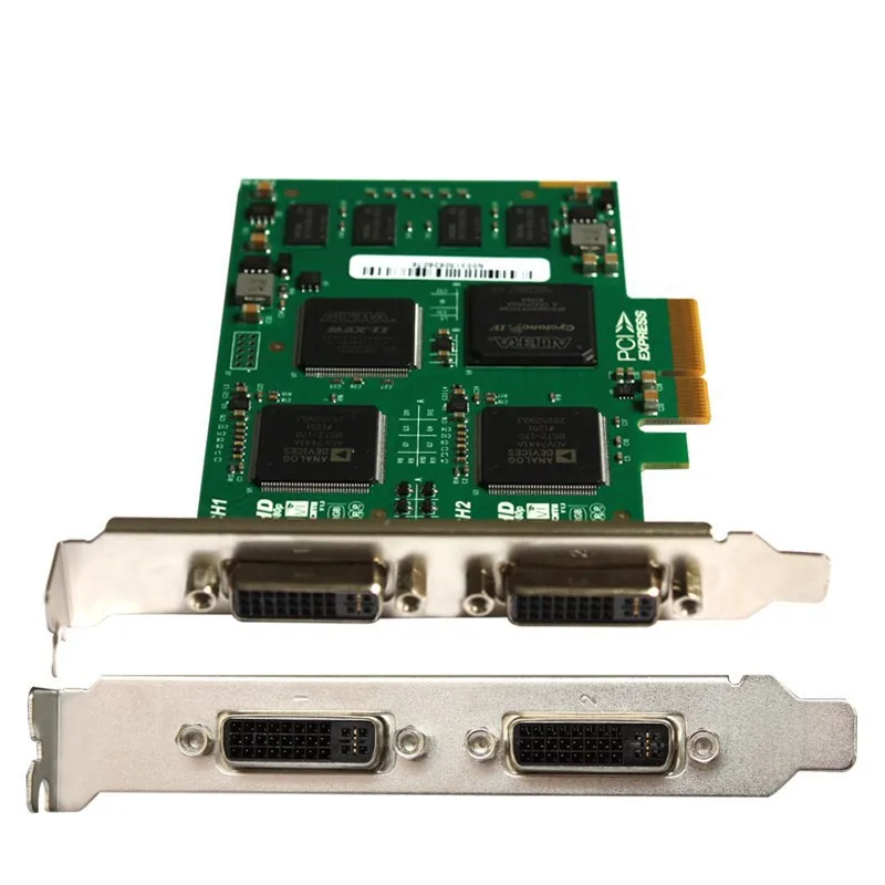 OPR HD200D Dual 1080P 60Hz DVI VGA YPbPr видеозахват одновременно захват 2 канала 1080p 60hz сигналы|card