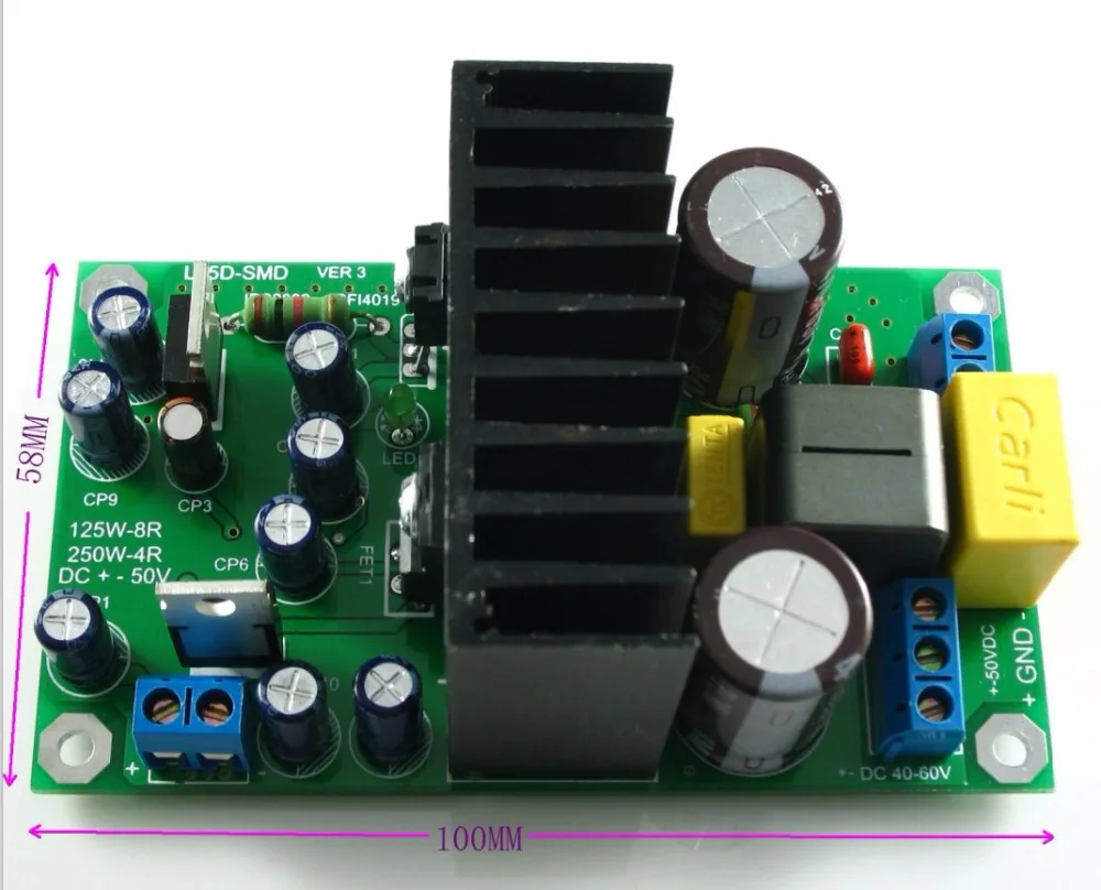 Цифровой моно усилитель L15DSMD IRS2092S IRFI4019H 250 Вт класса D Новая плата|amplifier board|mono amplifier