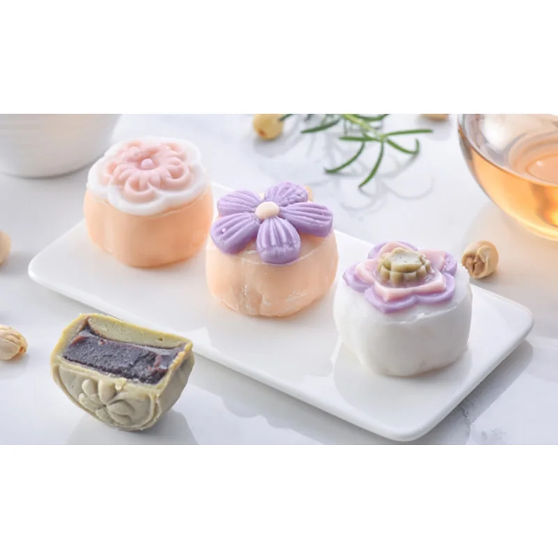 5 шт./компл. Марки 50 г круглая Цветочная форма для выпечки Луна Форма Кондитерская