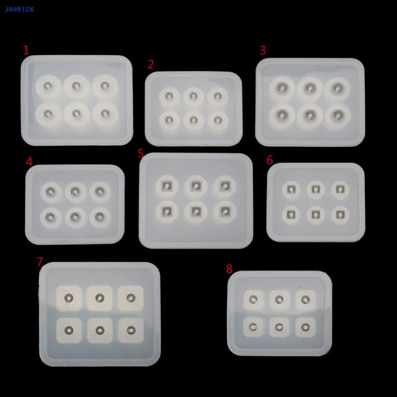 

Ювелирные изделия JAVRICK, силиконовая форма, круглая, квадратная, овальная форма, форма для бисера, смола, сделай сам, браслет, ремесло, инструм...