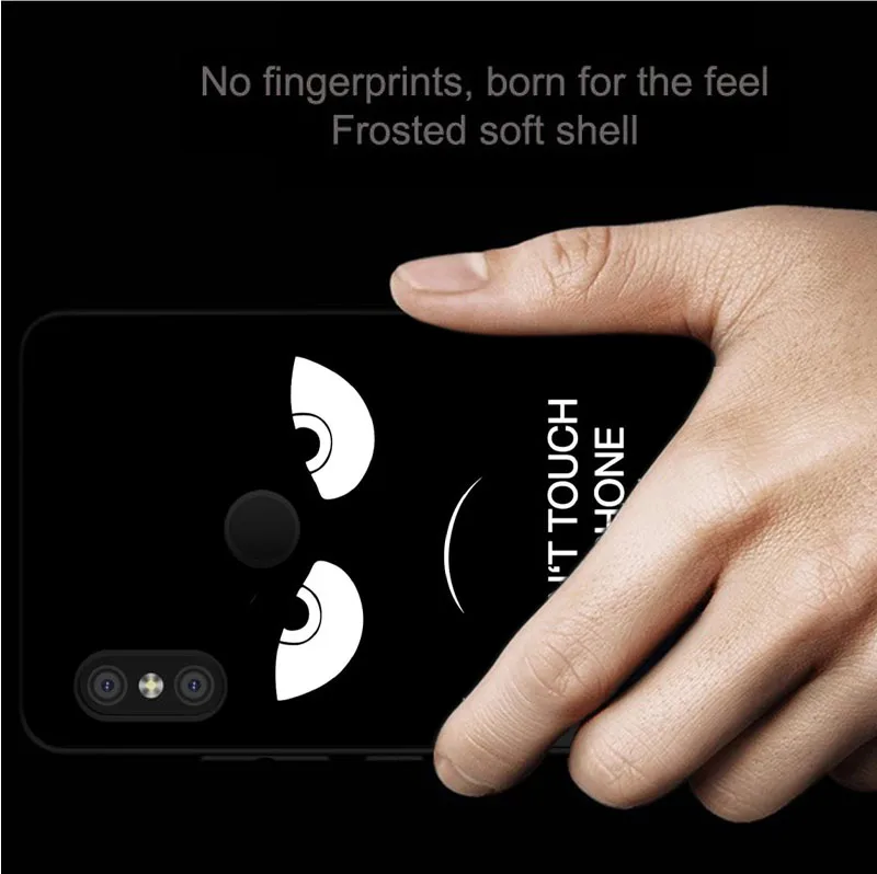 Case For Xiaomi redmi note k20 go 5 7 6 5a pro y3 4a 4X 5A 6a plus Black Soft Silicone Cover phone |