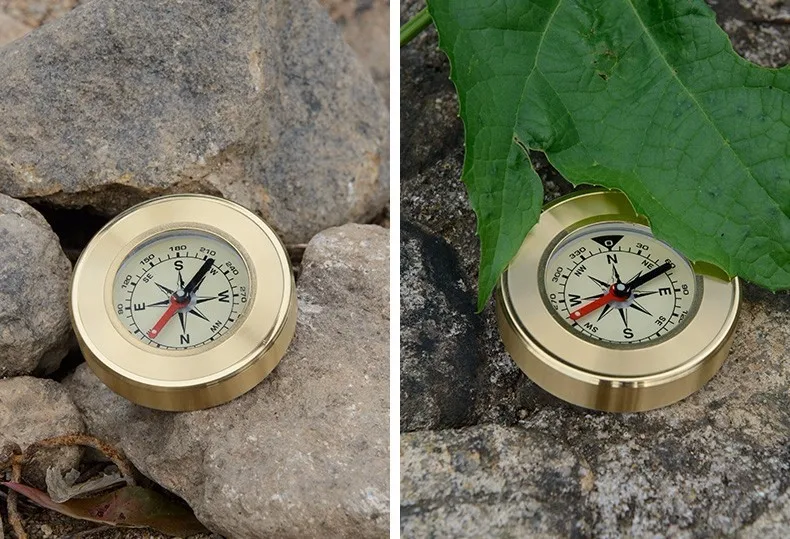 Naturehike High Quality Mini Military Camping Marching Lensatic Compass Distance Measurin Magnifier Gold Wild Survival Navigatio