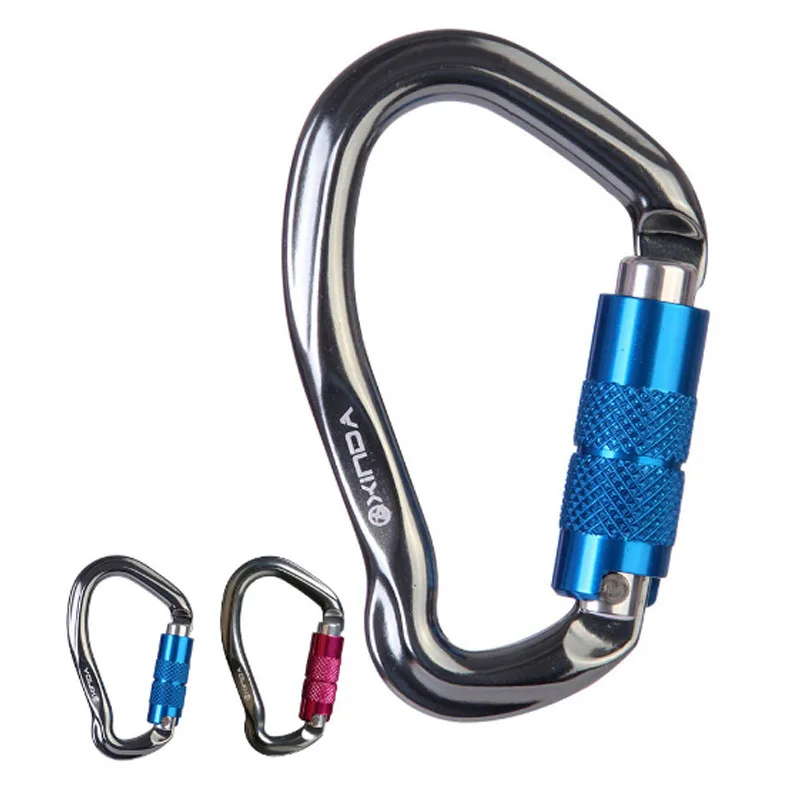 

P157 outdoor profession rock climbing Automatic master lock Climbing buckle Protection lock Climbing equipment CE