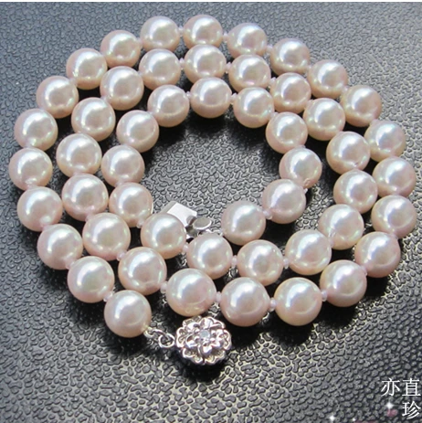 

Ожерелье из натурального жемчусветильник диаметром 9-9,5 мм