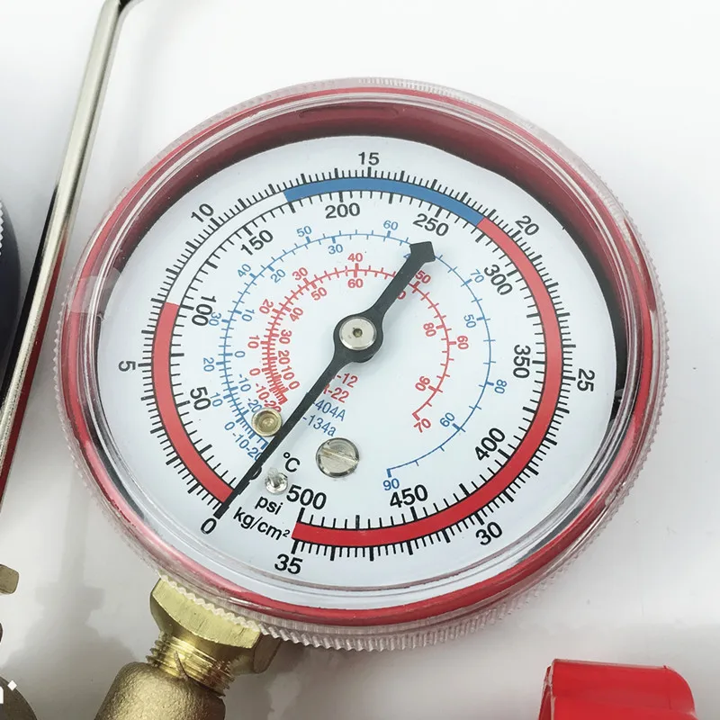 R134a R410 R22 A/C кондиционер прохладная система тестирование метр кондиционер хладагент высокое низкое давление манометр 536 г