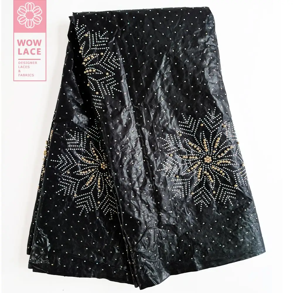 Модные красные камни базин богатые ткани 2019 высокое качество жаккардовый узор