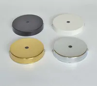 D100mm White/Black/Chrome/Gold Ceiling Plate Ceiling Canopy For DIY Pendant Light  Mount Ceiling Lamp Base Accessories