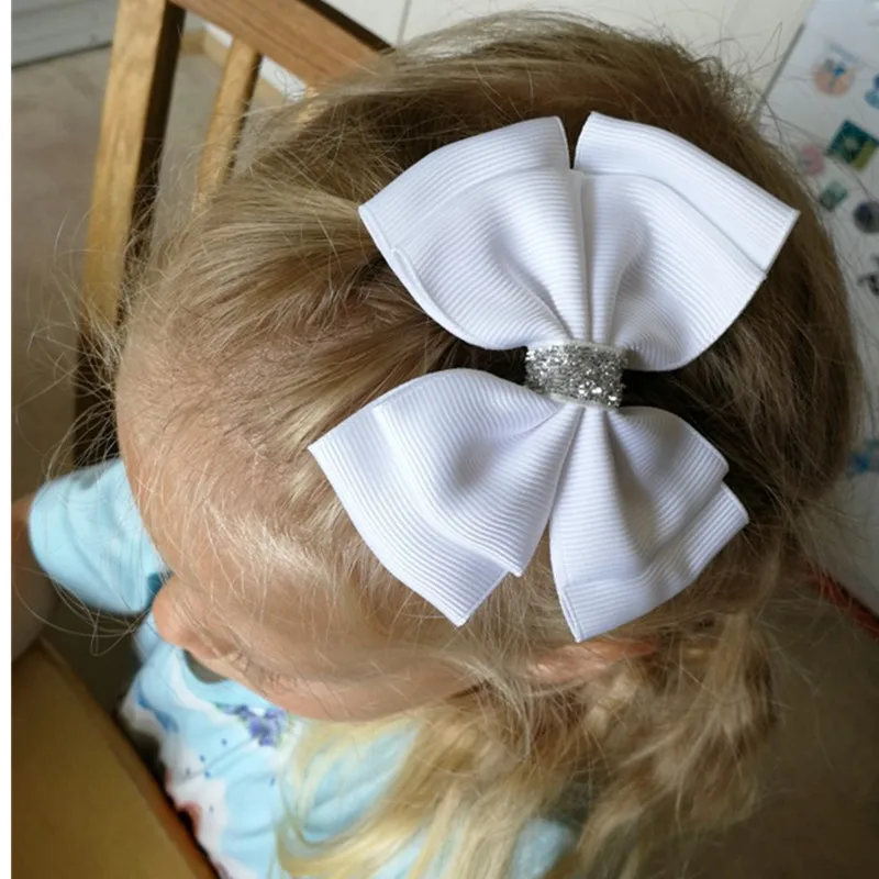 Бутиковая блестящая женская заколка твои банты с зажимом для детей аксессуары