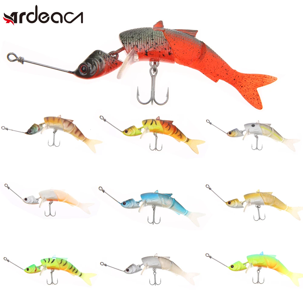 Ardea жесткая приманка 1 шт. 3 шарнирная секция Swimbait рыболовные приманки жесткие с