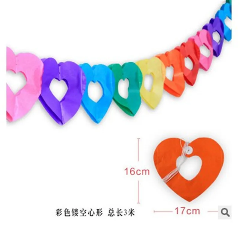 1 шт. Бумажная гирлянда с цветами 3 м|decoration supplies|decorative decorativedecorative bunting |