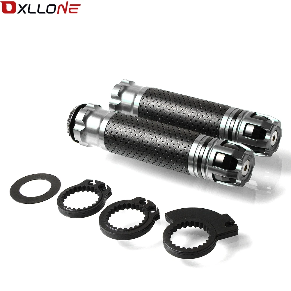 Алюминиевые ручки для мотоцикла Yamaha R1 R6 R7 FZ1 FZ6 MT01 Aprilia RSV 1000 Triumph Daytona 675 7/8 дюйма 22