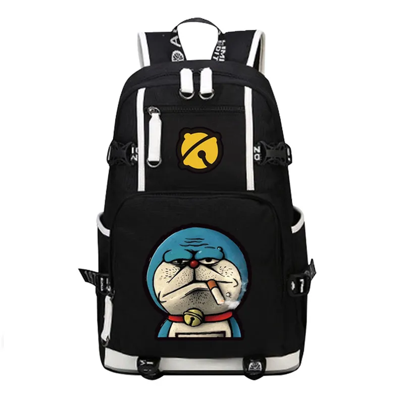 Рюкзак Doraemon унисекс холщовые школьные ранцы для девочек женский рюкзак ноутбука